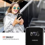 Husa pentru Samsung Galaxy S8 Plus, Techsuit Shockproof Clear Silicone, transparenta