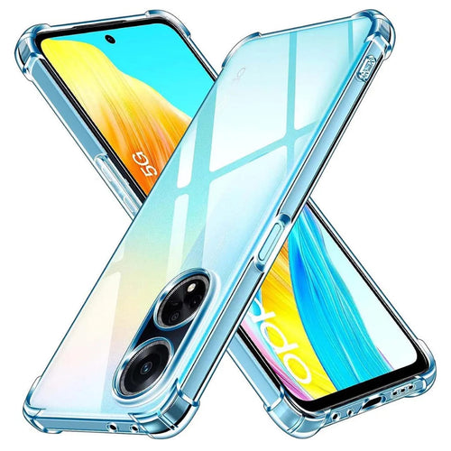 Husa pentru OPPO A98 5G, Techsuit Shockproof Clear Silicone, transparenta