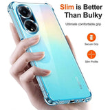 Husa pentru OPPO A98 5G, Techsuit Shockproof Clear Silicone, transparenta