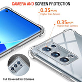 Husa pentru OPPO Reno6 Pro 5G (Snapdragon), Techsuit Shockproof Clear Silicone, transparenta