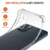 Husa pentru OPPO Reno6 5G, Techsuit Shockproof Clear Silicone, transparenta