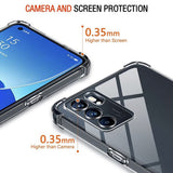 Husa pentru OPPO Reno6 5G, Techsuit Shockproof Clear Silicone, transparenta