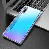 Husa pentru Huawei P30, Techsuit Shockproof Clear Silicone, transparenta