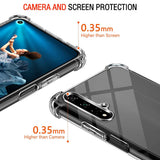 Husa pentru Huawei Nova 5T, Techsuit Shockproof Clear Silicone, transparenta