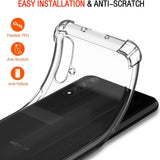 Husa pentru Huawei Nova 5T, Techsuit Shockproof Clear Silicone, transparenta