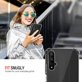 Husa pentru Huawei Nova 5T, Techsuit Shockproof Clear Silicone, transparenta