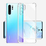 Husa pentru Huawei P30 Pro, Techsuit Shockproof Clear Silicone, transparenta