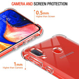 Husa pentru Samsung Galaxy A20e, Techsuit Shockproof Clear Silicone, transparenta