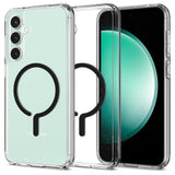 Husa pentru Samsung Galaxy S23 FE, Spigen Ultra Hybrid MagSafe OneTap Ring (ACS06374), transparenta