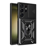 Husa pentru Samsung Galaxy S23 Ultra, Techsuit CamShield Series, albastru