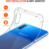 Husa pentru Samsung Galaxy A7 2018, Techsuit Shockproof Clear Silicone, transparenta