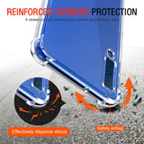 Husa pentru Samsung Galaxy A7 2018, Techsuit Shockproof Clear Silicone, transparenta