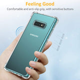Husa pentru Samsung Galaxy S10e, Techsuit Shockproof Clear Silicone, transparenta