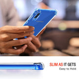 Husa pentru Samsung Galaxy A50, Techsuit Shockproof Clear Silicone, transparenta