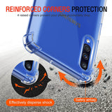 Husa pentru Samsung Galaxy A50, Techsuit Shockproof Clear Silicone, transparenta
