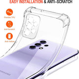 Husa pentru Samsung Galaxy A52 5G, Techsuit Shockproof Clear Silicone, transparenta
