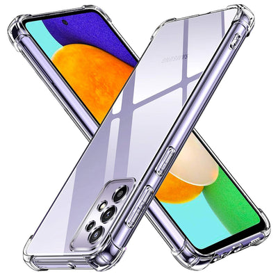 Husa pentru Samsung Galaxy A52 5G, Techsuit Shockproof Clear Silicone, transparenta