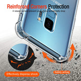 Husa pentru Samsung Galaxy S9, Techsuit Shockproof Clear Silicone, transparenta