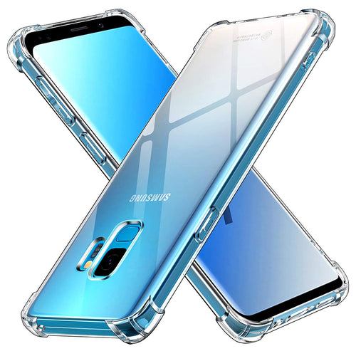 Husa pentru Samsung Galaxy S9, Techsuit Shockproof Clear Silicone, transparenta