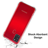 Husa pentru Samsung Galaxy A21s, Techsuit Shockproof Clear Silicone, transparenta