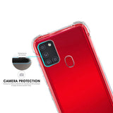 Husa pentru Samsung Galaxy A21s, Techsuit Shockproof Clear Silicone, transparenta