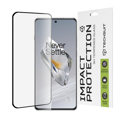 Folie de protectie pentru OnePlus 12, Techsuit 111D Full Cover / Full Glue Glass / 3D Curved Screen