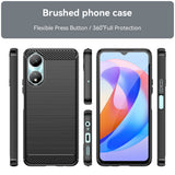 Husa pentru Honor X7b, Techsuit Carbon Silicone, albastru