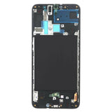 Samsung Original Display Touchscreen + Frame (12003), Samsung Galaxy A70 (SM-A705F), Service Pack GH82-19747A, Negru