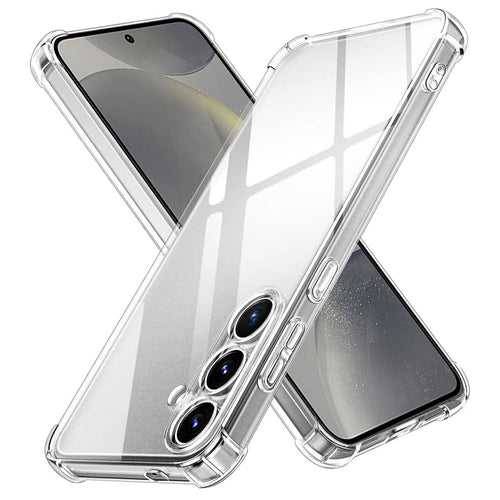 Husa pentru Samsung Galaxy S24, Techsuit Shockproof Clear Silicone, transparenta