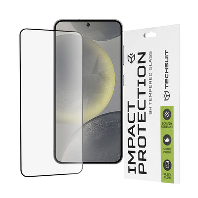 Folie de protectie pentru Samsung Galaxy S24, Techsuit 111D Full Cover / Full Glue Glass