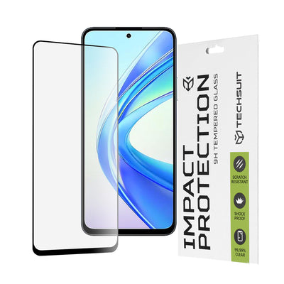 Folie de protectie pentru Honor X7b, Techsuit 111D Full Cover / Full Glue Glass