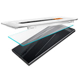 Folie de protectie pentru Samsung Galaxy S24 Ultra, Spigen (2 pack) Glas.tR EZ-FIT (AGL07495)