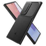 Husa pentru Samsung Galaxy S24 Ultra, Spigen Optik Armor (ACS07313), negru