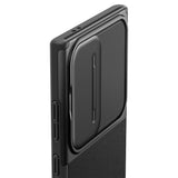 Husa pentru Samsung Galaxy S24 Ultra, Spigen Optik Armor (ACS07313), negru