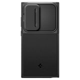 Husa pentru Samsung Galaxy S24 Ultra, Spigen Optik Armor (ACS07313), negru