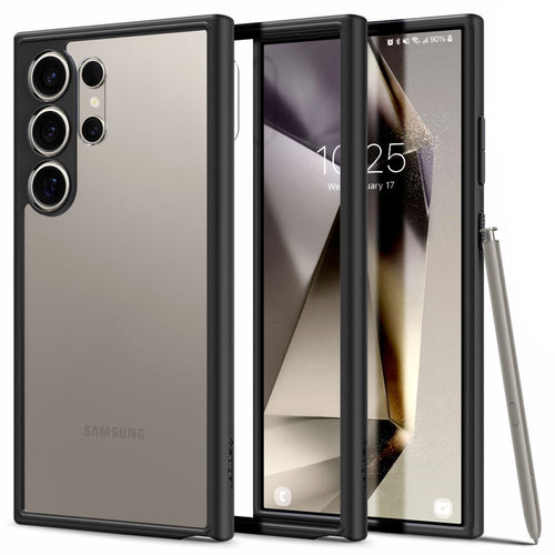 Husa pentru Samsung Galaxy S24 Ultra, Spigen Ultra Hybrid (ACS07295), negru