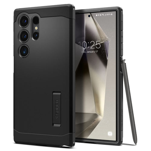 Husa pentru Samsung Galaxy S24 Ultra, Spigen Tough Armor (ACS07300), negru