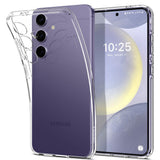 Husa pentru Samsung Galaxy S24, Spigen Liquid Crystal (ACS07343), transparenta