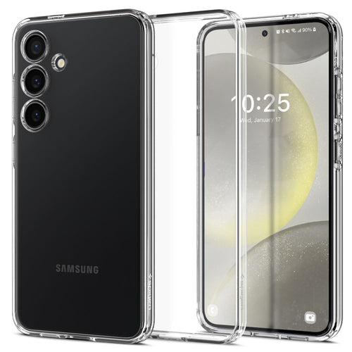 Husa pentru Samsung Galaxy S24, Spigen Liquid Crystal (ACS07343), transparenta