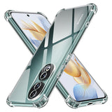 Husă pentru Honor 600 Smart, Techsuit Shockproof Clear Silicone, Transparentă