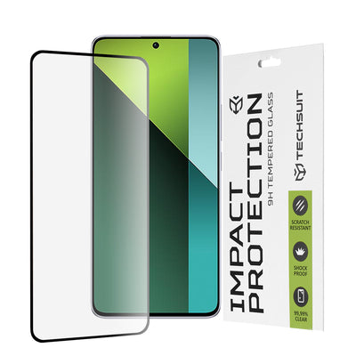 Folie de protectie pentru Xiaomi Redmi Note 13 Pro 5G, Techsuit 111D Full Cover / Full Glue Glass
