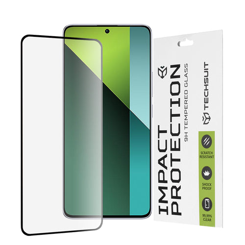 Folie de protectie pentru Xiaomi Redmi Note 13 Pro 5G, Techsuit 111D Full Cover / Full Glue Glass