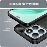 Husa pentru Honor X8b, Techsuit Carbon Silicone, albastru
