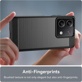 Husa pentru Xiaomi Redmi Note 13 4G, Techsuit Carbon Silicone, albastru