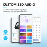 Casti wireless Anker Life Q20i (A3004G11), Bluetooth, Hybrid Active Anulare zgomot, Dual-Connections, negru