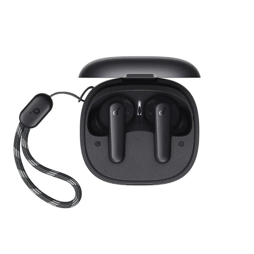 Casti wireless Anker R50i (A3949G21), cu Incarcare Carcasa, Extra-bass, AI-Enhanced Calls, alb