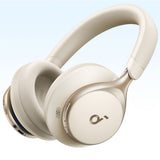Casti wireless Anker SoundCore Space One (A3035G21), Bluetooth 5.3, Active Anulare zgomot, Hi-Res, alb