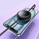 Cablu Baseus de date Free2Draw Mini (P10364500111-00), Type-C to Type-C, 100W, 1m, Retractabil, negru