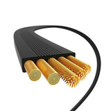 Cablu Baseus de date Free2Draw Mini (P10364500111-00), Type-C to Type-C, 100W, 1m, Retractabil, negru