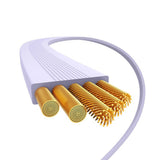Cablu Baseus de date Free2Draw Mini (P10364500511-00), Type-C to Type-C, 100W, 1m, Retractabil, mov
